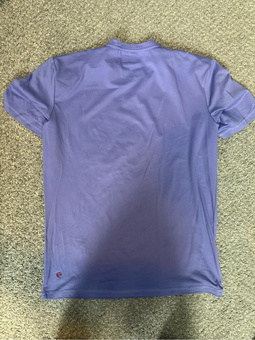 BAMBOO Men's Lilac Crew Neck Short Sleeve Tee